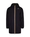 K-way Jacob Hooded Jacket In Black