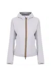 K-way Jacket In Bianco