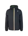 K-way Long-sleeved Casual Jacket In Black