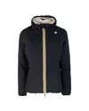 K-way Lily Plus Double Jacket In Black