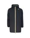 K-way Veste Coupe-vent Le Vrai 3.0 Eiffel En Nylon In Black
