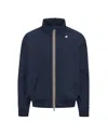 K-way Jack St Thermo Reversibile Jacket In Blue
