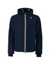 K-way Jack St Thermo Double Jacket In Blue