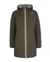K-way Denise St Thermo Reversible Jacket In Brown