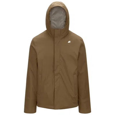 K-way Jacket In Brown