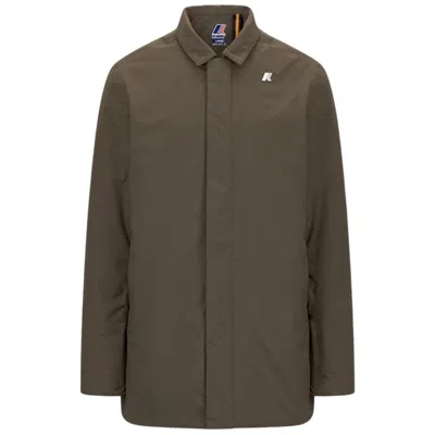 K-way Jacket In Brown