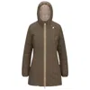 K-way Lily Plus.2 Double Short Down Jacket In Brown