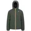 K-way Jake Plus.2 Reversible Jacket Jacket In Green
