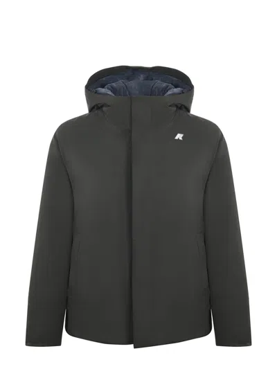 K-way Padded Hooded Jacket In Black