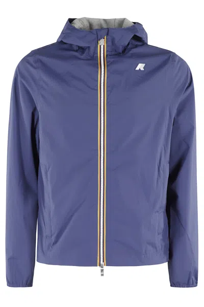 K-way Jacket Jersey In Blue