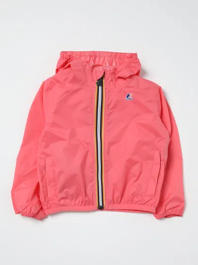K-way Jacket  Kids Colour Baby Pink In 婴儿粉