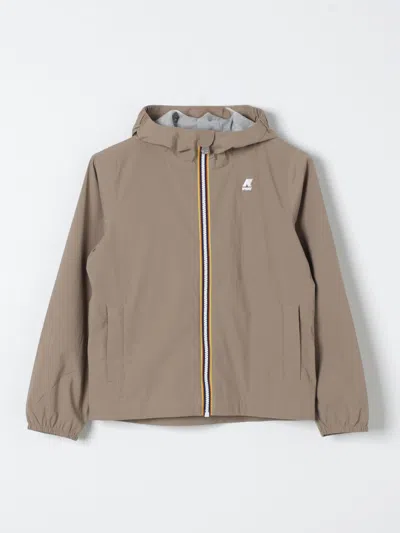 K-way Jacket  Kids Colour Beige In 米色