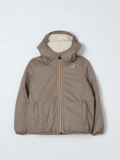 K-way Jacket  Kids Color Beige In Beige