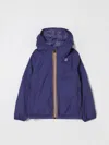 K-way Stretch Nylon 'jack' Jacket Kids In Blue