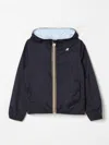 K-way Jacket  Kids Color Blue In Blue