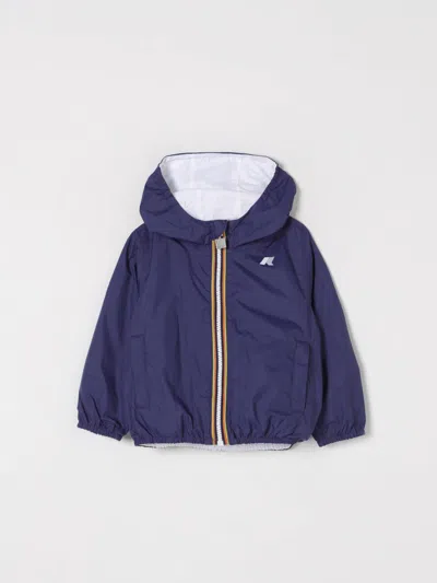 K-WAY JACKET K-WAY KIDS COLOR BLUE,G64285009