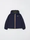 K-way Hooded Zip-up Top In Blue