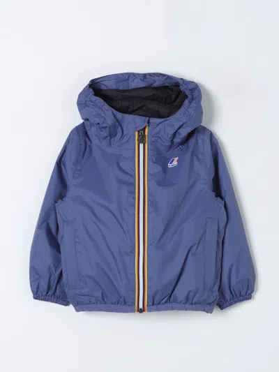 K-way Little Kid's & Kid's Claude Zip-up Hoodie In Blue Indigo