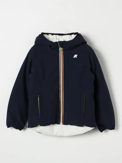 K-WAY JACKET K-WAY KIDS COLOR BLUE,413134009
