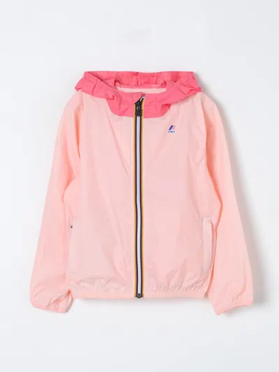 K-way Jacket  Kids Color Blush Pink In 粉末色