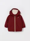 K-way Jacket  Kids Color Burgundy In Burgundy