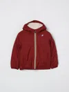 K-way Jacket  Kids Color Burgundy In Red