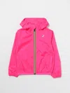 K-way P. Le Vrai 3.0 Claude Waterproof Hooded Jacket In Fuchsia
