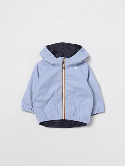 K-way Jacket  Kids Color Gnawed Blue