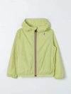 K-WAY JACKET K-WAY KIDS COLOR GREEN,400752012