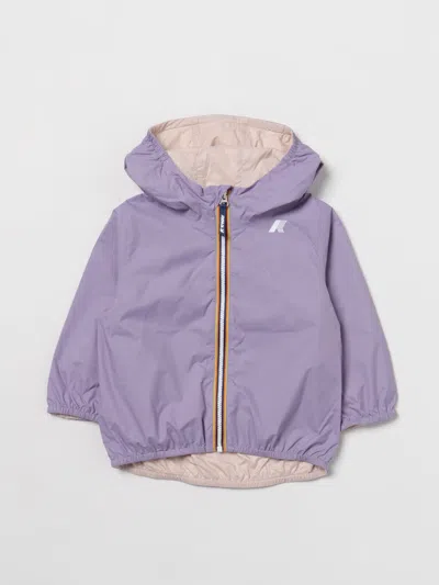 K-way Jacket  Kids Color Lilac In Lilac