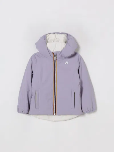 K-way Jacket  Kids Color Lilac In Purple