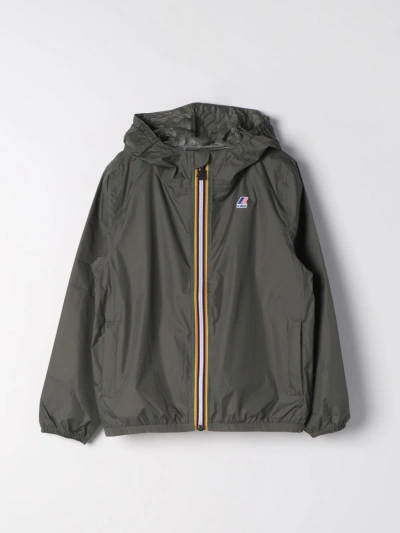 K-way Jacket  Kids Color Military In Military