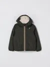 K-way Jacket  Kids Color Military In Green