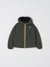 K-way Jacket  Kids Color Military In Green