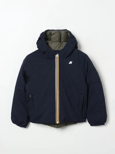 K-way Jacket  Kids Color Navy In Navy