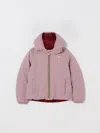 K-way Jacket  Kids Color Pink In Pink
