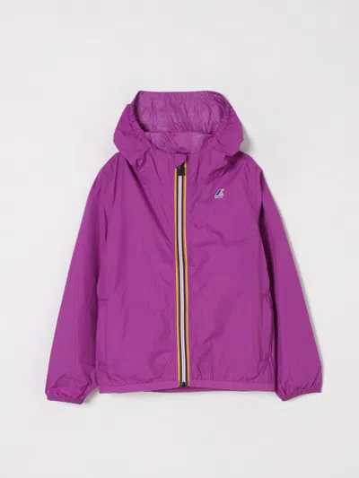 K-WAY JACKET K-WAY KIDS COLOR VIOLET,427413019