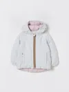 K-way Jacket  Kids Color White In Pink