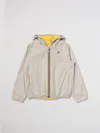 K-way Kids' Jacques Reversible Packable Jacket In Yellow