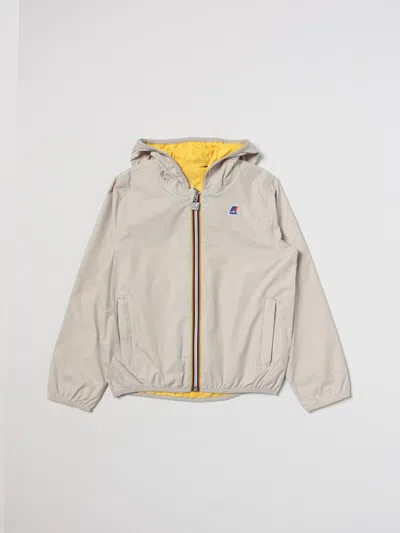 K-way Kids' Jacques Reversible Packable Jacket In Yellow