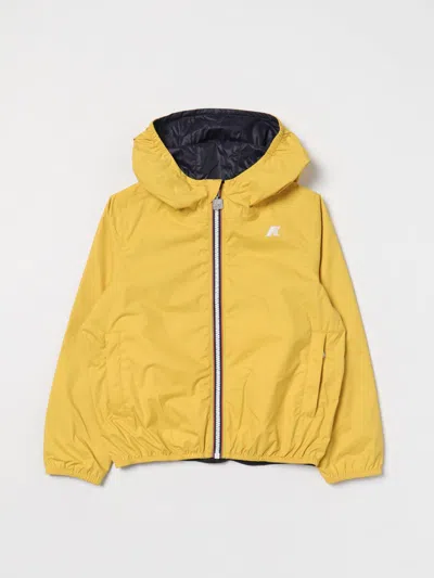 K-way Jacket  Kids Color Yellow In Yellow