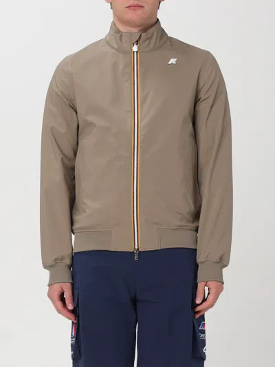 K-way Jacket  Men Color Beige In Beige