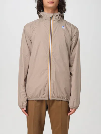 K-WAY JACKET K-WAY MEN COLOR BEIGE,413143022