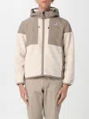 K-way Hooded Fleece Jacket In Brown