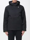 K-way Jacko Twill Hooded Windbreakers Jacket In Green