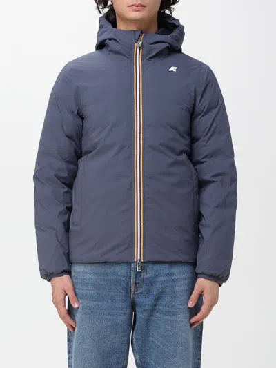 K-way Jacket  Men Color Blue 1 In Multi