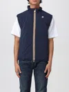 K-way Valen Stretch Nylon Sleeveless Jacket In Blue
