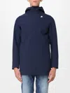 K-way Jacket  Men Color Blue In Blue