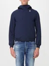 K-way Jacket  Men Color Blue In Blue