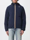 K-way Jack St Warm Double Slim-fit Giacca Reversibile. In Poliestere Elasticizzato Impermeabile. Imbottitu In Blue
